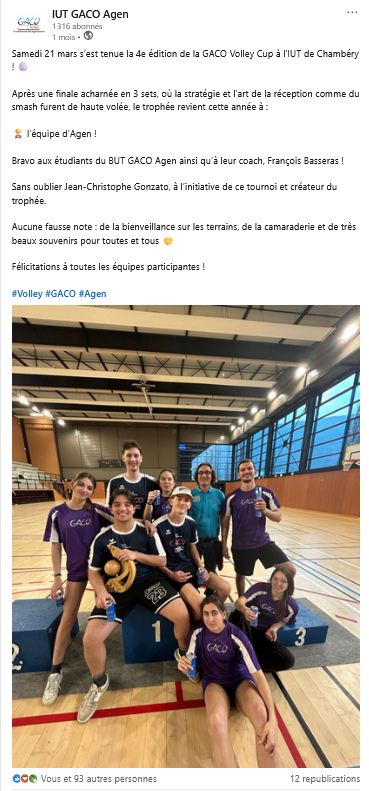 Publication LinkedIn GACO