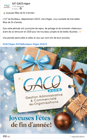 Publication LinkedIn GACO